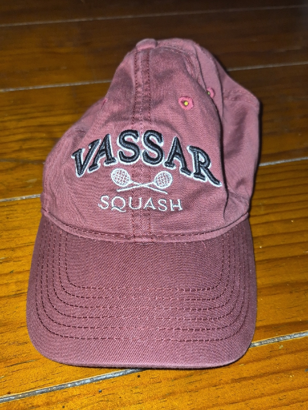 Legacy Vassar Squash Baseball Cap - Maroon College